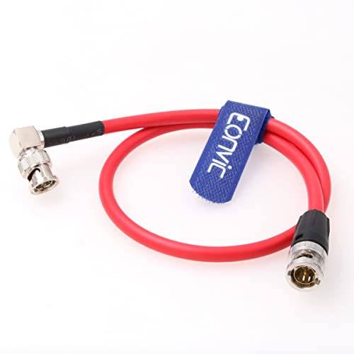 Eonvic 12G HD-SDI Cavo coassiale video 75 Ohm Neutrik BNC a BNC CCTV Telecamera Sorveglianza Cavi per Videocamera 4K (40/1M)