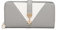 Miss Lulu Femme Portefeuille Longue en Cuir PU avec Fermeture Eclair Look-V Porte-Cartes pour 12 Cartes Rose Léger
