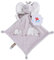 NICOTOY 6305790061 - Fiffan Elefant Schmusetuch Doudou, 21 cm, grau, ab den ersten Lebensmonaten