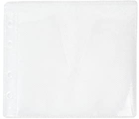 Progo White CD, DVD and Blu-Ray Disc Double-Sided Plastic Sleeves with Non-Woven Fabric for CD, DVD and BluRay Disc Storage, Refill Insert CD Wallets, 100 Pack (200 pcs Discs Capacity).