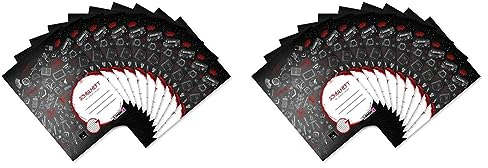 Landre Schulheft A4, 16 Blatt, Lineatur 7, kariert, 10 Stück (Packung mit 2)