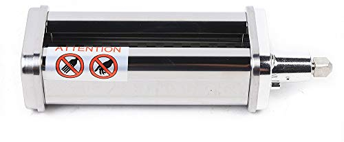 HarBin-Star Zubehör Küchenmaschinen Pastawalze Lasagne Küche Pastaaufsatz Edelstahl Pastawalze für Lasagne Lasagne Nudelvorsatz Pasta-Aufsatz für Fettuccine und Spaghetti (Feingeschliffene Messer)