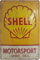 LUCKYLINDE geprägtes Blechschild passend für SHELL Fans, Deko Werkstatt, Garagen Tankstelle Rallye Auto Oldtimer Schild 20 x 30 cm (SHELL)