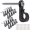 Uni-Fine Q-Hanger Schraubhaken für Innen- und Außenbereich, für Weihnachtslichter, Garage, Neujahr, Party für Outdoor-Lichterketten (10er-Pack)