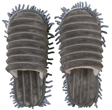 LALAFINA 1 Paire Sandales pour Chaussettes De Pied Mop Microfibre Pantoufles Propres à La Maison Vadrouille Chaussures Chaussons Nettoyage Sol Détergent Étanche à La Poussière Aux Femmes