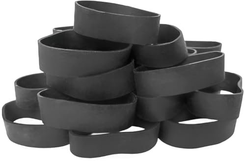 Taktische Gummibänder, Größe #94 (8,9 x 1,9 cm), 25 Stück, schwarz, dick, extra breit, groß, stark, strapazierfähig, Gummibänder für Büro, Zuhause, Schule, Industrie, Outdoor, Camping, Survival, Jagd