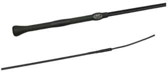 EKKIA Fleck Dressurgerte EVO-Grip Nylon schwarz, Größe:110 cm