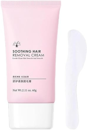 Quarxery Hair Removal Cream | 60g Hair Removal Cream For | Soothing Moisturizing Bikini Hair Removal Cream | Intimate Painless Depilatory Cream With Scraper For Sensitive Skin