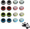 BQRKOTM 16 Piezas Joystick Thumbstick Grips PS5, Mando Cubierta Protectora de Apretones de Pulgar de Silicona para Xbox One/Series X/S/PS4/ PS5 Controlador Accesorios