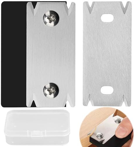 Kantenschneider Umleimer, Kantenhobel Holz, Manueller Kantenanleimschneider mit 1 Ersatzklinge, Kantenhobel für Holz PVC ABS Kantenschneider Umleimer