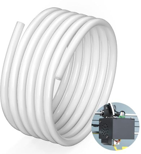3m PTFE Schlauch (4mm OD, 2mm ID) – Ultra-Smooth Teflon Tube für 1,75 mm Filament – Perfekt für 3D-Drucker Extruder wie Creality/Ender/Prusa
