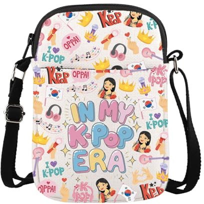 JTOUK K-Pop Musik-Umhängetasche, koreanischer Musikliebhaber, Geschenk, K-Drama-Fan, Geschenk