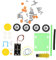 HEALSOPTHY Robot Aspirateur Éducatif pour Garçon Fille Jouet Électrique Créatif De Technologie pour Intérêt Scientifique Compétences Manuelles