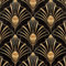 LZH-LP Papier peint autocollant à motif baroque élégant et linéaire doré, 44x300CM amovible décoratif pour meubles et armoires murales