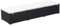 QJBSAVVA Essstühle Gartenliegen Gartenstühle Strandstuhl - Sonnenliege mit Auflage Poly Rattan Schwarz für Garten Strand Outdoor Balkon