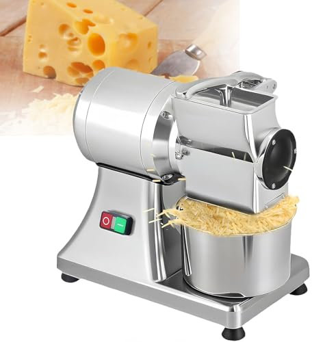 Grattugia Elettrica Professionale In Acciaio Inox Da 550 W, Tritaburro Elettrico Rotante Da 40 Kg/Ora, Per Grattugiare Formaggio, Arachidi, Pangrattato Al Parmigiano, Robot Da Cucina Professionale