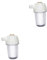DIYEAH 2 Pezzi Anticalcare per Rubinetto Depuratore Acqua per Doccia Filtrazione Sedimenti Facile Sostituzione Design Trasparente Compatibile con Scaldabagno e Caldaia