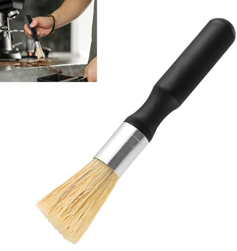 1 Stück Barista Pinsel, Reinigungspinsel Kaffeepinsel, Kaffee Pinsel, Kaffeebürste Reinigungsbürste Kaffeepulver Für Kaffeemühlen Espressomaschine Barista Zubehör Küchenpinsel, Naturborsten