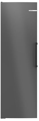Bosch Serie 4 Smarter Freistehender Kühlschrank 186.2 x 59.5 cm KSN36VCCG | NoFrost nie wieder abtauen, 402 L Volumen, VitaFresh XXL 0 °C Zone für lange Frische, LED-Beleuchtung, MultiAirflow-System