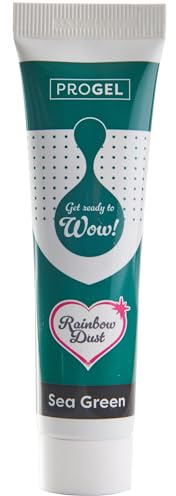Rainbow Dust ProGel Professionelle Lebensmittelfarbe, Seegrün 25 g