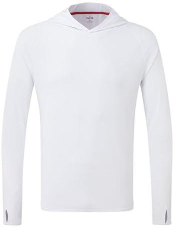 Gill Mens UV Tec Hoody with 50+ UV Sun Protection Ideal for All Water Sports, Surfing, Paddle Board, Kayaking