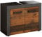 trendteam smart living - Indy - Waschbeckenunterschrank - Matera/Alteiche - Waschtisch mit offener Rückwand - (BxHxT) 72 x 56 x 34 cm - rustikales Design - Kratzfest