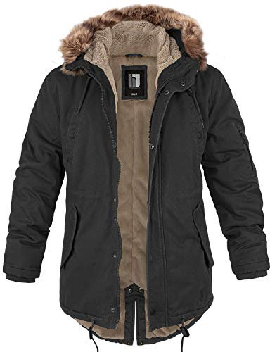 bw-online-shop Winterparka Fishtail mit Futter schwarz - XXL