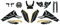 labelbike - komplette 3D Harz Aufkleber für MOTORRÄDER kompatibel mit Honda Africa Twin 1100 L Adventure Sport