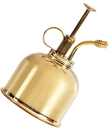 Gießkanne, Metall, Pflanzensprüher aus Messing, goldfarben, Gartenwerkzeug, klein