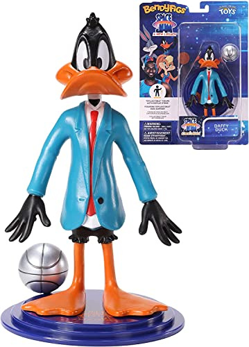 The Noble Collection Space Jam 2 - Daffy Bendyfig, Multicolour, One Size