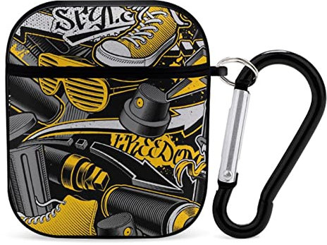 Airpods-Hülle Schuhe Mit Muster Angle Wings Airpod Hard Case Cover Kopfhörerhüllen Für Apple Airpods1 Airpods2