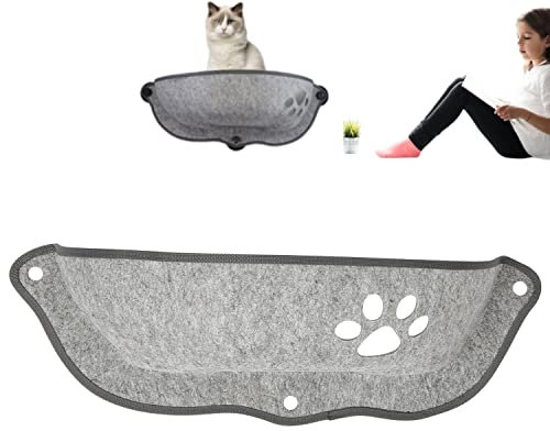 Ailgely Hamac de Fenêtre pour Chat, Hamac Chat Fenetre,Fenêtre de Lit pour Chat Économiser de l'espace Panier Fenetre Chat pour Bronzer