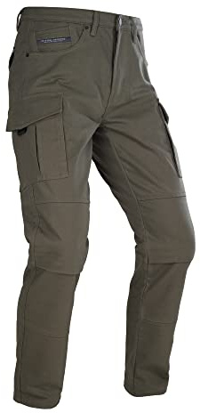 Oxford Products Men's AA Cargo Pant Motorcycle Trousers, Khaki, 34