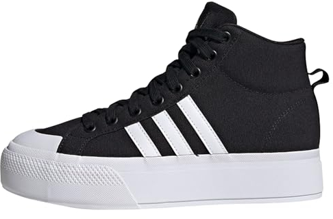 adidas Damen Bravada 2.0 Platform Mid Shoes Schuhe, Core Black/Cloud White/Core Black, 41 1/3 EU