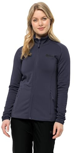 Jack Wolfskin BAISELBERG FZ W - Giacca di Pile Donna, Graphite, XL -