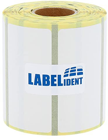 Zebra kompatible Thermoetiketten Eco, Z-Perform 1000D - 50,8 x 25,4 mm - 353 Etiketten für Zebra Drucker auf 19 mm Kern, selbstklebend