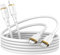 DEJIMAX USB C to USB C Charging Cable, [2 Pack 2M+2M] 60W PD Fast Charge Type C Cable, Premium USB-C Ultra-Fast Data Lead Compatible with iPhone 16+/MacBook/iPad/Switch/LG/Pixel/Type-C Android Device