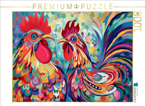 CALVENDO Puzzle Auf dem Hühnerhof | 1000 Teile Lege-Größe 64 x 48 cm Foto-Puzzle für glückliche Stunden