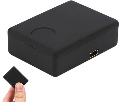 LCCEERD Aud GSM SIM Überwachung für Auto, 40 dB, 400 mAh, Akku, elektronischer Alarm in Echtzeit, 16 – 21 Tage Standby Diebstahlsicherung Auto elektronisch mit 2 Mikrofonen für Zuhause