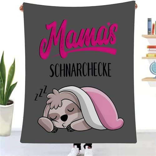 Geschenke für Mama zum Geburtstag Muttertagsgeschenk Mama Decke Geschenk für Mama Kuscheldecke Flauschige An Meine Mama (Mama 5, 150 x 130cm)