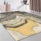 Komplettes Kinderzimmer Living Room Rug Rechteckiger Flurteppich, Grau-Gelber, Schmutzabweisender Teppich Eingangsmatte 60X90Cm 1Ft 11.6''X2Ft 11.4''