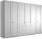 WIEMANN Drehtürenschrank mit 3 Schubkästen, Landhausstil Kleiderschrank 300cm breit, Weiß, Höhe 216cm, Marlow