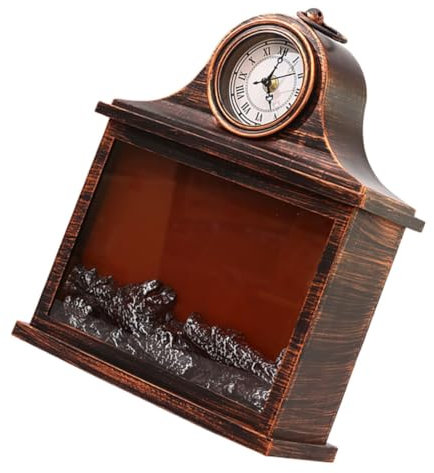 Ciieeo Kaminlampe Aus Kamindeko in Kaminform Kaminleuchte Als Pendeluhr-deko Kamindekoration Für Wohnzimmer Oder Schlafzimmer