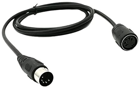 Hoement 1Stk MIDI-Instrumentenkabel MIDI-Kabel für Instrumente Audio-Midi-Kabel 5-poliges Midi-Kabel Verlängerungskabel extension cord 5-Pin-Midi-Kabelzubehör Zubehör für Audiokabel PVC