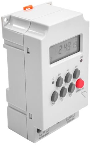 CENPEK Interruptor horario de 220 V, Timbre automático Compacto, farola, lámpara de neón, Escenario, Controlador horario, Interruptor horario electrónico