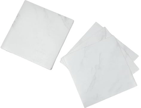 SABUIDDS 32er Pack PVC Bodenbelag Selbstklebend Vinylboden Wasserfest Laminatboden Bodenfliesen Selbstklebend für Küche Wohnzimmer Badezimmer Balkon, 30 x 30cm, 1,2mm Dick, Weiß