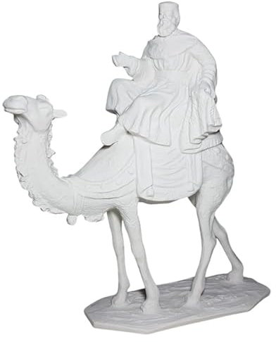 Arte Pesebre Figuras para Pintar Rey Mago en Camello Melchor