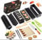 THP DEALS Kit de fabrication de sushis 21 pièces pour débutants en plastique de qualité supérieure - Ensemble d'outils à sushis - Moule à sushis à la maison