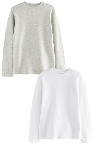 NEXT Jungen Langärmelige Thermo-Oberteile im 2er-Pack