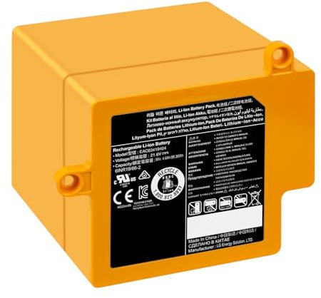 SHGTCOAP Ricambi for Aspirapolvere. Batteria agli Ioni di Litio da 21,6 V E 4600 mAh. Compatibile for LG CordZero R9 R87 BDV1 EAC63419404 Aspirapolvere Senza Fili